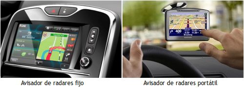 Avisador de radares fijo o portatil Avisador de radares fijo o portatil