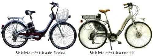 Bicicleta electrica con kit o de fabrica