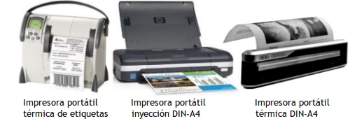 Impresoras portatiles