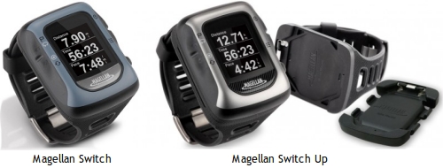 Reloj GPS Magellan Switch y Switch Up