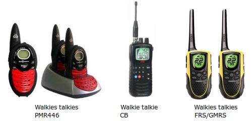 walkie talkies